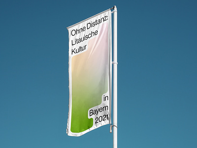 Ohne Distanz – Litauische Kultur in Bayern 2021 branding culture design event logo logotype system