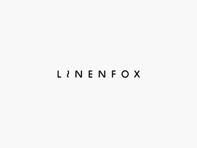 Linenfox branding clothing brand design linen logo logotype typography