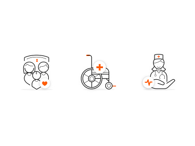 Insurance Product Icons care insurance disability insurance getsurance health care icons insurance life insurance orange