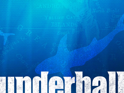 Thunderball james bond thunderball typography
