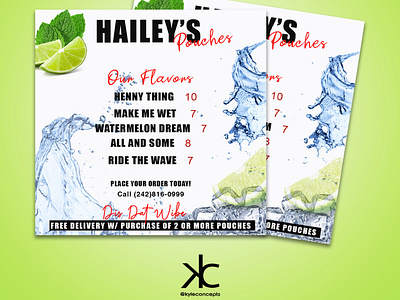 Hailey's Pouches E - Flyer