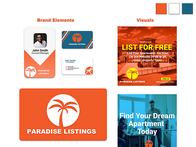 Paradise Listing - Brand Design