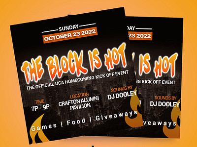 The Block Is Hot E - Flyer