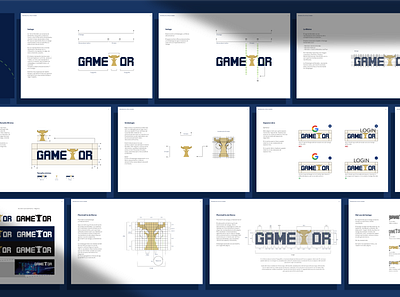 Gametor: Logo design, visual identity app branding design gaming graphic design identity illustration logo