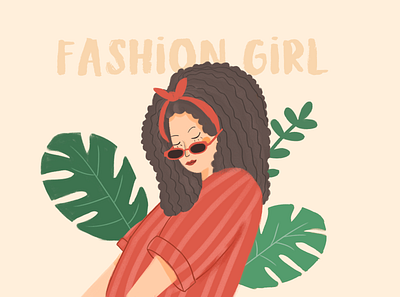 fashion girl fashion girl illustration
