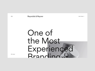 Reynolds and Reyner — Agency Website animation clean creative design desktop homepage interaction minimal motion page portfolio ui user interface ux web website