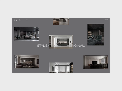 SAO. — Website Design animation branding grid interaction logo minimal motion graphics ui uiux ux web web design
