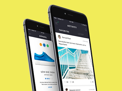CORE UI Kit app design ecommerce ios iphone kit screen shop social ui ui kit user interface