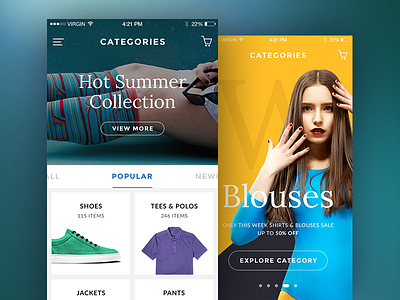 CORE UI Kit app design ecommerce ios iphone kit screen shop social ui ui kit user interface