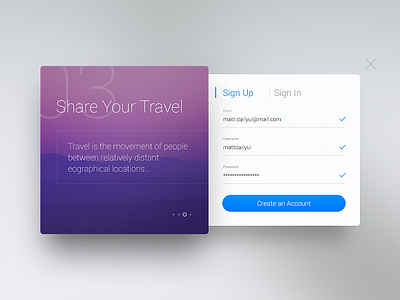 001 Sign Up daily form logn registration sign ui up ux web