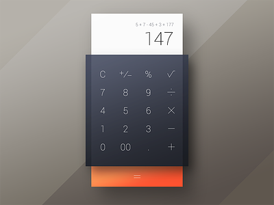 004 Calculator app calculator concept dailyui design interface ui ux