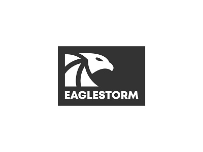 Eagle Logo animal bird brand clothes design eagle fire flat hawk logo mark simple software storm yellow