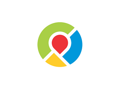 Pin Map Logo app application brand company design find gps icon identity location logo map mark navigation p pin place point