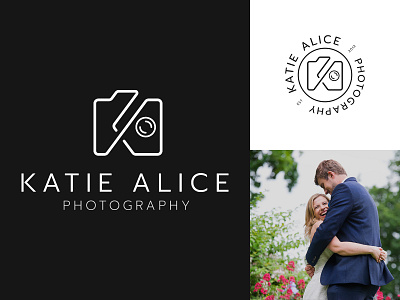 Katie Alice Photography - Brand Identity branding design identity logo logo design logomark monogram