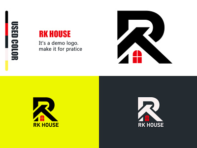 letter logo || RK logo