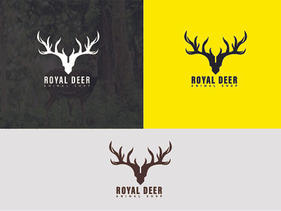 Deer logo || minimalist log