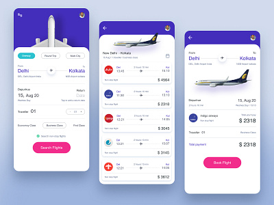 Flight booking app