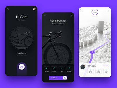 Bike booking app 100 day challenge booking app branding clean color concept design figma interaction design mapping pathfinder ride app ui ui ux ui challenge ux