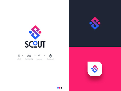 Scout Logo branding business logo clean concept creative creative logo design graphic design identity design illustration logo logodesign smart ui