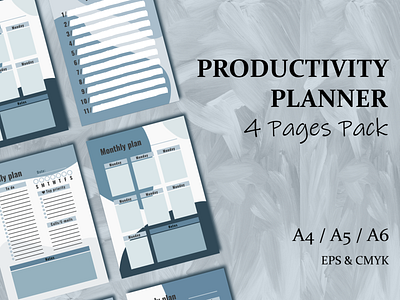 Ultimate Business Planner Templates adobe illustrator ai annual planner business planner daily design diary planner graphic design illustration monthly monthly planner planner print productivity