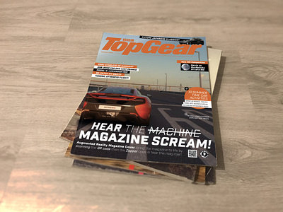 Hear the Magazine Scream - AR Experience augmented reality augmentedreality cover coverdesign magazine magazinecover print print design