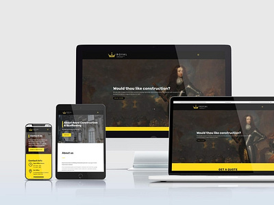 Royal C&S Website ui ux web design webdesign