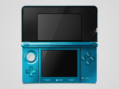 Nintendo 3ds 3ds blue game geek nintendo