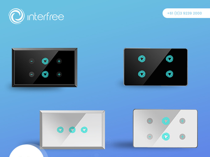 Smart Wall Switches Australia's 1 Interfree by Fafashah on Dribbble