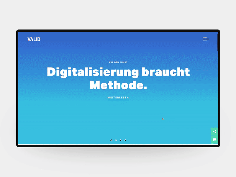 Digital Agency Web-Relaunch agency bold design digital relaunch ui ux web webdesign