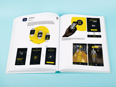 myStudio App :: Book Feature animation app book fitness interaction smartwatch sport ui ux
