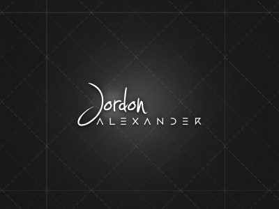 Jordon Alexander v1 branding logotype personal stitches