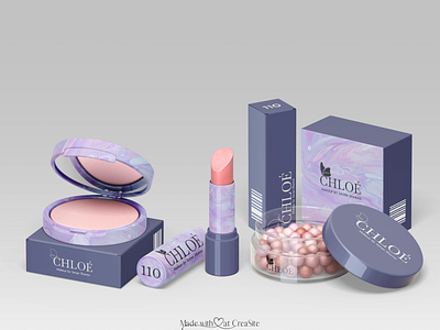 CHLOÉ makeup brand packaging design