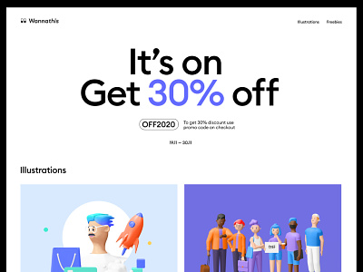 Black friday discount 3d black friday characters discount ecommerce illustration sale typogaphy