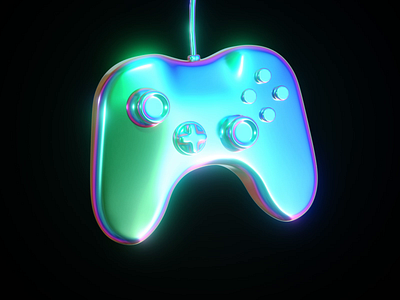 Kukla 3d icon kit 3d 3d icon animation app blender gamepad glossy gradient icon iridescent trending ui xbox