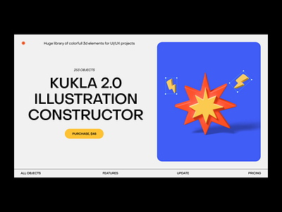 Kukla 2.0 (3d illustration and icons pack)