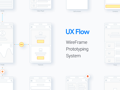 UX Flow experience flowchart prototype user ux wireframe