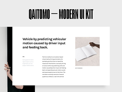 Qaitomo UI Kit  [article]