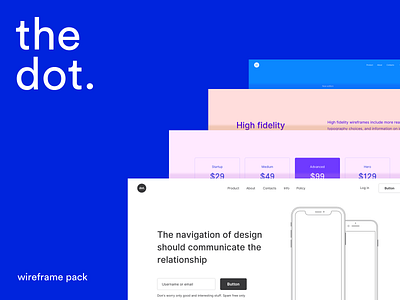 Alternative colors for new product colors features header landing pricing prototype prototyping text userflow ux wireframe