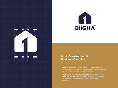 1 Biigha Logo appicon branding creativity designlogo graphic design logo logodesign logoinspiration logotypedesign mobileapp propertylogo rebranding ui