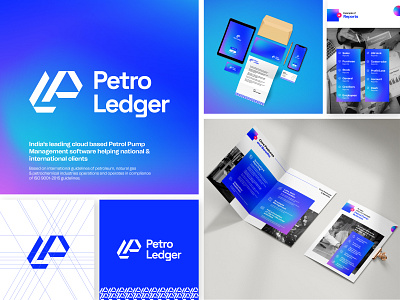 Petro Ledger Logo brandidentity branding graphic design identitydesign ledgerlogo logo logodesign logos moinashraf petroledgerlogo petrollogo stationary