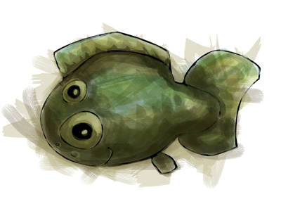 Flounder art drawing fish flounder illustration sketch wacom