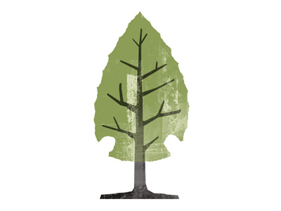 Native Tree design illustration
