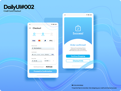 Daily UI Challenge #002 || Credit Card Checkout dailyui graphic design iillustration ui web design