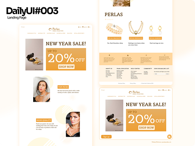 Daily UI Challenge #003 || Landing Page