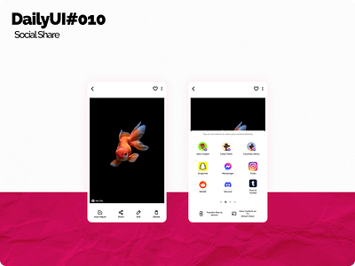 Daily UI Challenge #010 || Social Share