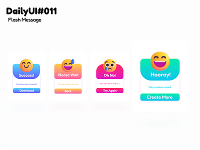 Daily UI Challenge #011 || Flash Message
