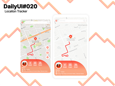 Daily UI Challenge #020 || Location Tracker