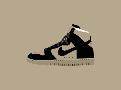 Just Do It. baller brown classic fun illustration nike shoes so good