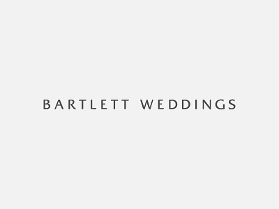 BARTLETT WEDDINGS branding custom high end love photography type typography weddings