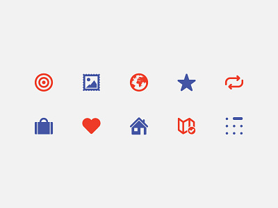 WIP agency bartlett color colorado denver design fun hire me icons see the world travel vector